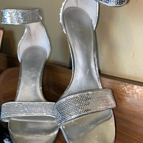 Nine West - Glamorous Silver Sequin Heels - Picture 8 of 11